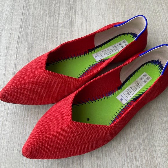 ROTHYS The Point in RED Size 7.5 - Picture 5 of 10